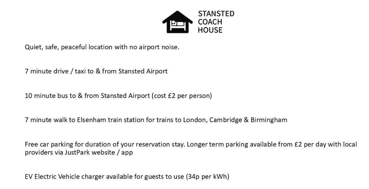 Stansted Coach House Apartment Elsenham Exterior photo